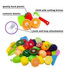 Load image into Gallery viewer, Koolbitz Kids Pretend Role Play Kitchen Set Pretend Play Mixer Toy with Real Function and Sound & Set of Pretend Food Kitchen Accessories Cutting Play Food Set for Kids Children