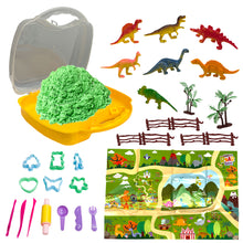 Load image into Gallery viewer, Koolbitz Kids Space Sand Set Creative Educational Activity Sand Toy Set for Children Durable Box & Accessories Shape Molds Sand Playset Toddlers Craft Fun Toy Gift