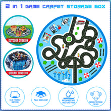 Load image into Gallery viewer, Koolbitz 27PCS Electric Express Train Set for Kids – Interactive High-Speed Train with Track, Tunnel, Blue Bag, Blue Carpet Mat & Accessories – Ideal Educational Toy for Boys & Girls Ages 3+"