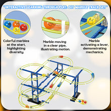 Load image into Gallery viewer, Koolbitz Marble Run266PCS Toy DIY Bricks Block Ball Space, STEM Educational Learning Toy Enhances Creativity with Marble Race Coaster, Problem-Solving & Motor Skills 266PCS Gift for Kids