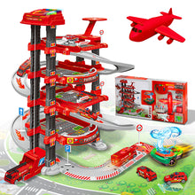 Load image into Gallery viewer, Koolbitz Kids Car Parking Lot 4 Floors of Parking Lot Pretend Play Toy for Children Educational Signs & Light Sound with Lift Parking Toy Indoor Perfect Parking Play Toy for Boys & Girls