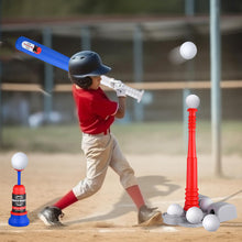 Load image into Gallery viewer, Koolbitz  Baseball sets with Launcher Kids' Tee ball Toy Sets with Adjustable & Fixed Pillar Baseball bat Garden Toys Target and Ejector Batting Adaptable Height Outdoor Game