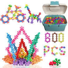 Load image into Gallery viewer, Koolbitz 600 Pcs STEM Building Toys 3D Construction Learning Stacking Toy for Kids Educational Building Blocks for Toddlers Preschool Educational Interlocking Disc Gift
