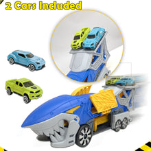 Load image into Gallery viewer, Koolbitz Kids Shark Truck Toy Big Shark Truck Car Toy for Children Includes 2 mini Cars Educational Learning Toy Set for Boys & Girls Gift for Toddlers