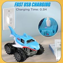 Load image into Gallery viewer, Koolbitz Kids Small Shark Car Toy 360° Rotation Shark Truck Car for Children Friction Powered Vehicle Toy for Boys & Girls Indoor Animal Stunt Car Truck Playset Gift for Toddlers