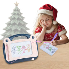 Load image into Gallery viewer, Koolbitz Magnetic Doodle Board Colorful Erasable Sketch Pad for Children, Multi-Color Drawing Tablet with Magnetic Stylus and Slide Eraser, Educational Toy for Toddlers Kids