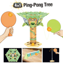 Load image into Gallery viewer, 4-in-1 Ping Pong Tree Tennis Sport Play Set Toy Ball Game Series, Table Tennis Game for Kids, Ping Pong Tree Table Tennis Training Equipment for Beginners, for Children