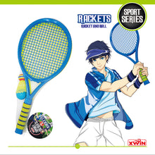 Load image into Gallery viewer, Koolbitz Children Kids Tennis Set 2 Rackets with Ball and Shuttlecock Kids Badminton Set Summer Indoor Outdoor Kids Play Garden