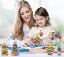 Load image into Gallery viewer, Koolbitz Sand Art Kit for Kids, Make Your Own Craft Activity Kit with Sand Sandisfying Set, Glow in The Dark Sand Art Assorted Shape Bottles and Pendant Bottles Arts and Crafts STEM Toys