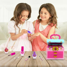 Load image into Gallery viewer, Koolbitz Kids Real Makeup Set Washable Makeup Beauty Set, Real Makeup Kit Washable Girls & Role Play Make Up Se Little Princess, Cosmetic Play Kit with Carry Case, Gifts Box, 3/4/5 + years