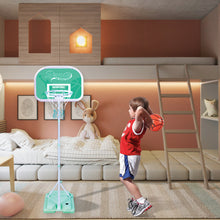Load image into Gallery viewer, Adjustable Metal HOOP STAND Basketball Set pump Ball Height 210cm