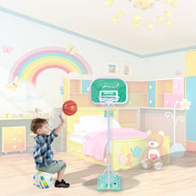 Load image into Gallery viewer, Adjustable Metal HOOP STAND Basketball Set pump Ball Height 210cm