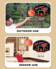 Load image into Gallery viewer, Black Mini Basketball Hoop Set Portable Indoor Outdoor