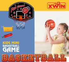 Load image into Gallery viewer, Black Mini Basketball Hoop Set Portable Indoor Outdoor