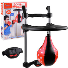 Load image into Gallery viewer, Koolbitz Kids Boxing Play Sport Toy, Easy to Assemble Hang on The Door Real Action Boxing Set Kit, Setting time and with Music and Sound, Recommended for ages 3 and up