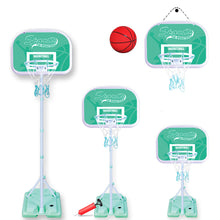 Load image into Gallery viewer, Adjustable Metal HOOP STAND Basketball Set pump Ball Height 210cm
