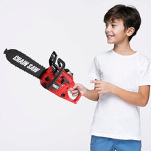 Load image into Gallery viewer, Construction Tool Electric Chain Saw Toy Play Set Rotating Chain, Realistic Sounds & Pretend Construction Garden Yardwork, Outdoor Preschool Lawn Toy Gift for Toddler, Red Colour