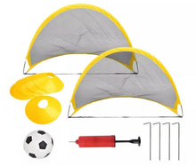 Load image into Gallery viewer, Foldable Pop Up Soccer Goal with Ball, Pump, 4 Pegs