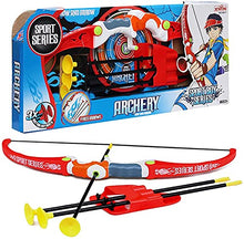 Load image into Gallery viewer, Archery Bow and Arrow Set with 3 Arrows, Target
