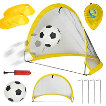 Load image into Gallery viewer, Foldable Pop Up Soccer Goal with Ball, Pump, 4 Pegs