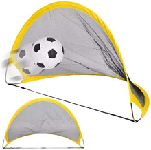 Load image into Gallery viewer, Foldable Pop Up Soccer Goal with Ball, Pump, 4 Pegs