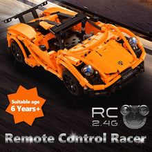 Load image into Gallery viewer, Koolbitz 421 Pcs STEM Remote Control Block car, DIY Construction RC racing Car Kits 2.4GHz, elastic Rubber Tire, Openable door, Bonnets Exquisite Details 6 7 8 9 10 11 12 old

