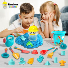 Load image into Gallery viewer, Koolbitz 21 Pcs Kids Beach Sand Set with Duck Sand Molds, Sandcastle Tools, Shovels, Bucket, Water Can &amp; Bucket | Non-Toxic, Mess-Free Play for Indoor &amp; Outdoor Summer Fun | Safe &amp; Durable
