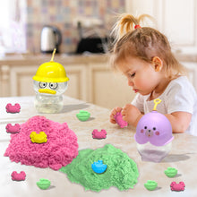 Load image into Gallery viewer, Koolbitz Kids Sand Play Toys Creative Craft Fun Space Sand with Durable Colors Toddlers Indoor Outdoor Sand Pit and Castle Kit Toy Children Playsets Gift Boys &amp; Girls (X2 Random Colour Sand)
