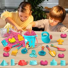Load image into Gallery viewer, Koolbitz 21 Pcs Kids Beach Sand Set with Duck Sand Molds, Sandcastle Tools, Shovels, Bucket, Water Can &amp; Bucket | Non-Toxic, Mess-Free Play for Indoor &amp; Outdoor Summer Fun | Safe &amp; Durable
