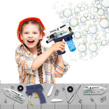 Load image into Gallery viewer, koolbitz Airplane Bubbles Maker for Kids with 2 Bubble Liquid, Outdoor Bubble Blower Toys Bubble Maker, bubble wand Toys for Girls, Airplane
