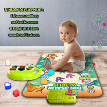 Load image into Gallery viewer, Koolbitz 2 in 1 Dinosaur Musical Piano &amp; Play Mat Set with 18 Pcs Interactive Toy with Lights, Sounds, &amp; Shape Sorting for Toddlers 6 Months+
