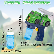 Load image into Gallery viewer, Truck Bubble Machine for Kids with 2 Bubbles Liquid for kids Bubble Blower for Bubble Blaster Party Favors, Birthday, Outdoor &amp; indoor handheld Bubble Maker toy
