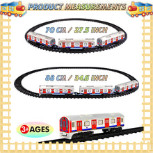 Load image into Gallery viewer, Koolbitz Electric Metro Train Set for Kids Interactive Train Toy with Realistic Lights &amp; Sounds, With Track &amp; Traffic Signs, Inspired by London Underground, Gift For Children Ages 3+
