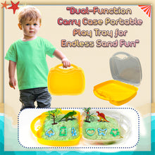 Load image into Gallery viewer, Koolbitz 34PCs Dinosaur Beach Sand Play Set with Space Sand and Carpet Mat - Complete Creative Play Kit with Moulds, Tools, Shovels and Accessories - Indoor and Outdoor Toys for Kids Ages 3+
