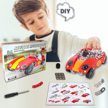 Load image into Gallery viewer, Koolbitz STEM Model Car Building Kit with 230 Parts, Construction &amp; Inbuild Cars with Real Tools, Kids Learning &amp; Developing Engineering Skills Toys Birthday Gift for Boys Girls Ages 8 and 8+
