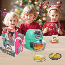 Load image into Gallery viewer, Koolbitz Kids Kitchen Air Fryer Toy Pretend Role Play Kitchen Set for Children Realistic Light &amp; Sound Play Food Toy for Boys &amp; Girls Educational Fun Toy Set for Toddlers
