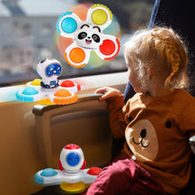 Load image into Gallery viewer, Koolbitz Kids Suction Cup Spinner Toys Sensory Bath Toy for Children Early Educational Fidget Toy for Babies Space Rotary Windmill Spinning Suction Cup Toy for Toddlers
