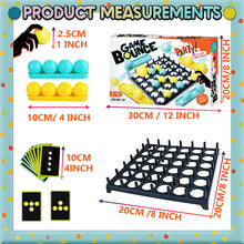 Load image into Gallery viewer, Koolbitz Dynamic Bounce Challenge Game - Family Party Tabletop Game with Colorful Balls, Pattern Cards, and Durable Game Grid Educational and Fun Ball Bouncing Game for Kids, Teens, Adults
