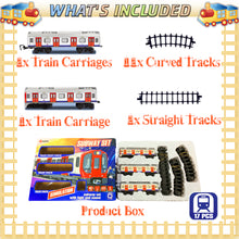 Load image into Gallery viewer, Koolbitz Electric Metro Train Set for Kids Interactive Train Toy with Realistic Lights &amp; Sounds, With Track &amp; Traffic Signs, Inspired by London Underground, Gift For Children Ages 3+

