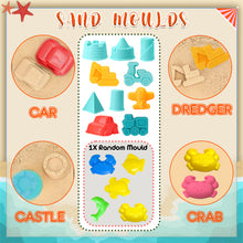 Load image into Gallery viewer, Koolbitz 21 Pcs Kids Beach Sand Set with Duck Sand Molds, Sandcastle Tools, Shovels, Bucket, Water Can &amp; Bucket | Non-Toxic, Mess-Free Play for Indoor &amp; Outdoor Summer Fun | Safe &amp; Durable
