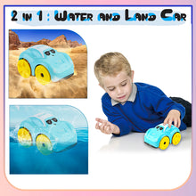 Load image into Gallery viewer, Koolbitz 7PCs Baby Bath Magnet Fishing Rod with 2 Wind-Up Cars &amp; 4 Colorful Fish Bath Tub Playset - Fun Toys Water Game Set Educational Toy Birthday Christmas Newyear Gift
