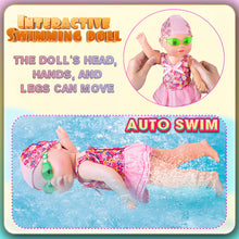 Load image into Gallery viewer, Koolbitz Realistic Electric Swimming Doll with Accessories Bath Waterproof Toy for Kids with Movable Limbs Kids Floating Bath Toy for Boys and Girls, Water Toys for Toddlers
