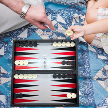 Load image into Gallery viewer, Koolbitz 3 in 1 Chess Checkers Draughts and Backgammon Game Board Set, Portable Folding with Magnetic Pieces
