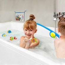 Load image into Gallery viewer, Koolbitz Bathtub Fishing Toys for Children Baby Bath Swimming Pool Fishing with Bath Shower Organizer Bag for Kids with Strong Suction Cups Summer Pool Game for kids

