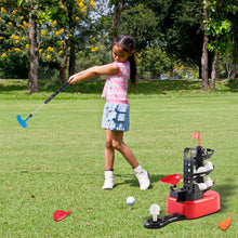 Load image into Gallery viewer, Koolbitz 29 Pcs Kids Golf Set with 15 Golf Balls &amp; Adjustable Clubs Kids Golf Set 3-5 Equipment Indoor Outdoor Junior Golf Clubs Set for Kids, Garden Golf Toys
