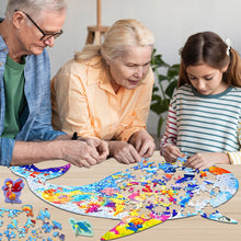 Load image into Gallery viewer, Koolbitz 277 Pcs Shark Puzzle for Kids Learning Educational Floor Puzzle for Children &amp; Adults Indoor Cardboard Puzzle Pieces Game Toy for Boys and Girls Perfect Sea Life Puzzles Game

