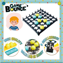 Load image into Gallery viewer, Koolbitz Dynamic Bounce Challenge Game - Family Party Tabletop Game with Colorful Balls, Pattern Cards, and Durable Game Grid Educational and Fun Ball Bouncing Game for Kids, Teens, Adults

