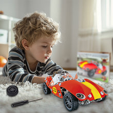 Load image into Gallery viewer, Koolbitz STEM Model Car Building Kit with 230 Parts, Construction &amp; Inbuild Cars with Real Tools, Kids Learning &amp; Developing Engineering Skills Toys Birthday Gift for Boys Girls Ages 8 and 8+
