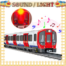 Load image into Gallery viewer, Koolbitz Electric Metro Train Set for Kids Interactive Train Toy with Realistic Lights &amp; Sounds, With Track &amp; Traffic Signs, Inspired by London Underground, Gift For Children Ages 3+
