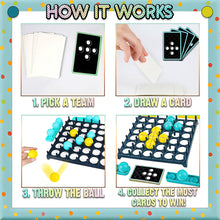 Load image into Gallery viewer, Koolbitz Dynamic Bounce Challenge Game - Family Party Tabletop Game with Colorful Balls, Pattern Cards, and Durable Game Grid Educational and Fun Ball Bouncing Game for Kids, Teens, Adults

